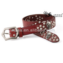 Mens Skull Belts 2015 cintos de couro para homens atacado BC4551G-4